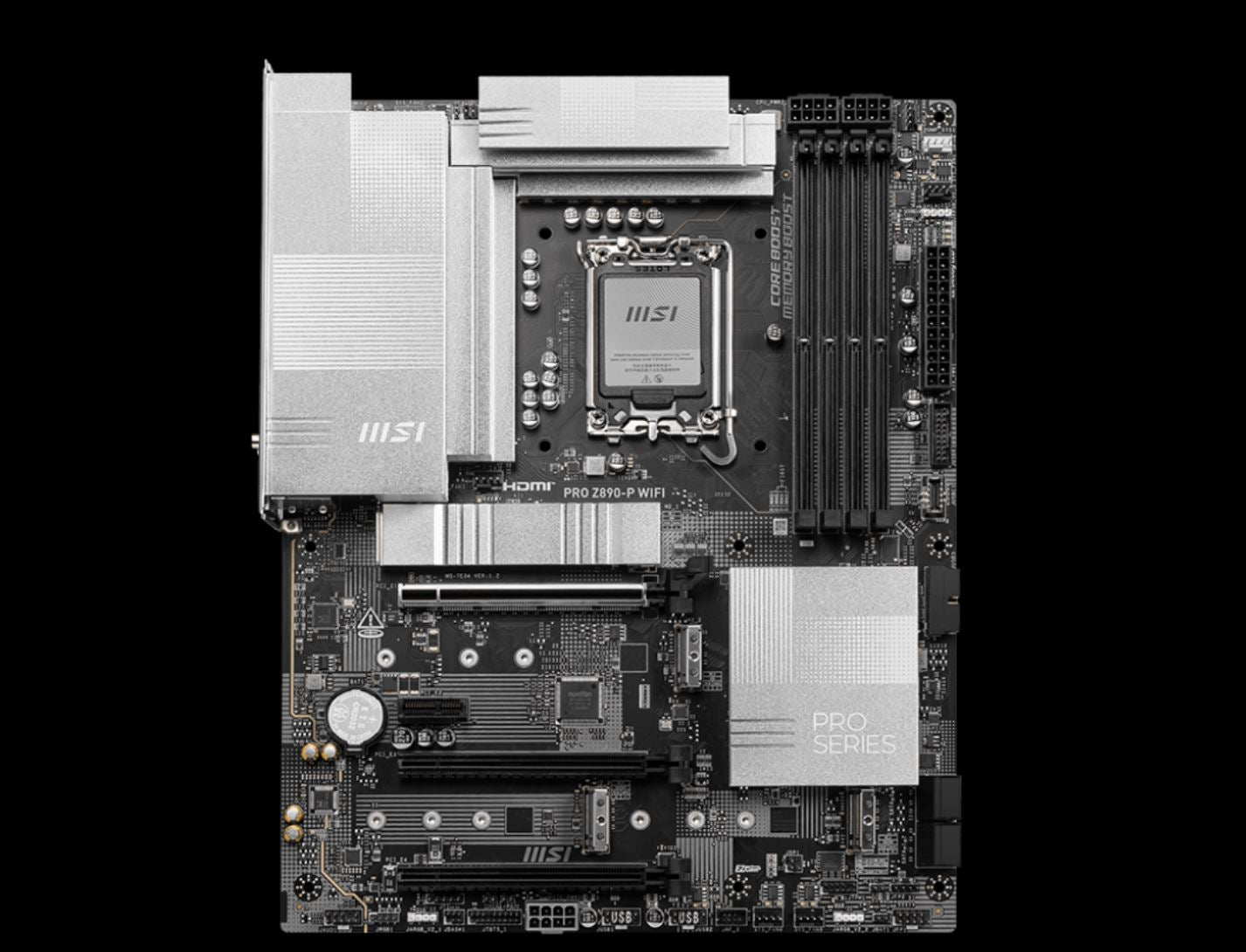 MSI PRO Z890-P WIFI INTEL Z890  Motherboard, 4x DDR5 256GB, 3x PCI-E x 16, 1x PC image 1