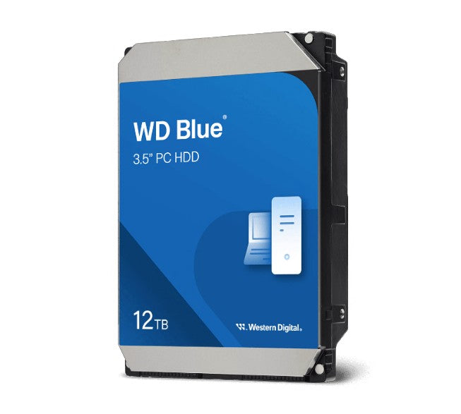 Western Digital WD Blue PC Desktop Hard Drive - 12TB, 3.5', SATA, up to 260MB/s, image 0