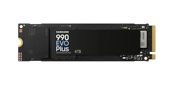 Samsung 990 EVO Plus 4TB PCIe Gen5 NVMe SSD 7250MB/s 6300MB/s R/W 1050K/1400K IO image 0