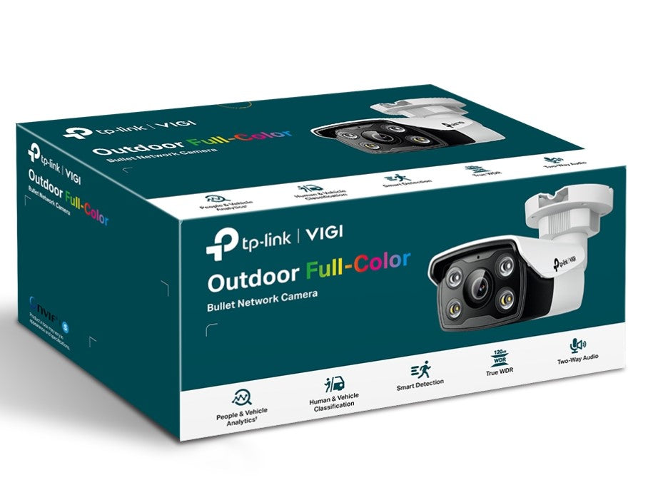 TP-Link VIGI 5MP C350(2.8mm) Full-Colour Bullet Network Camera 2.8mm Lens, Two-W image 0