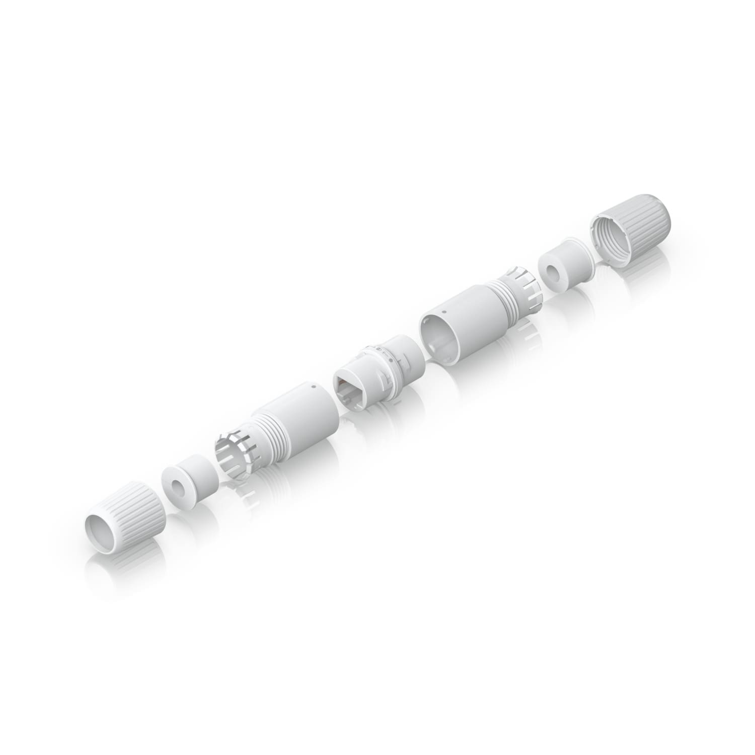 Ubiquiti RJ45 Inline Coupler Outdoor, 2-Pack, Compact, Weatherproof RJ45 Coupler image 2