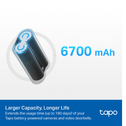 TP-Link Tapo A100 Battery Pack 6700mAh Compatible With Tapo Cameras & Video Door image 2