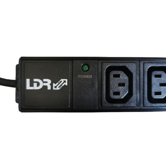 LDR 9-Port 10A Power Distribution Unit AU Approved- 9x IEC C14 Outlets/Slots - 1 image 1