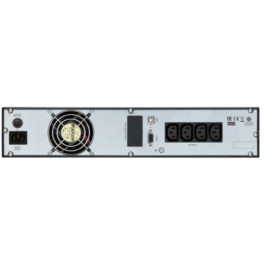 APC Easy UPS 2000VA/1600W Online UPS, 2U RM, 230V/10A Input, 4x IEC C13 Outlets, image 2