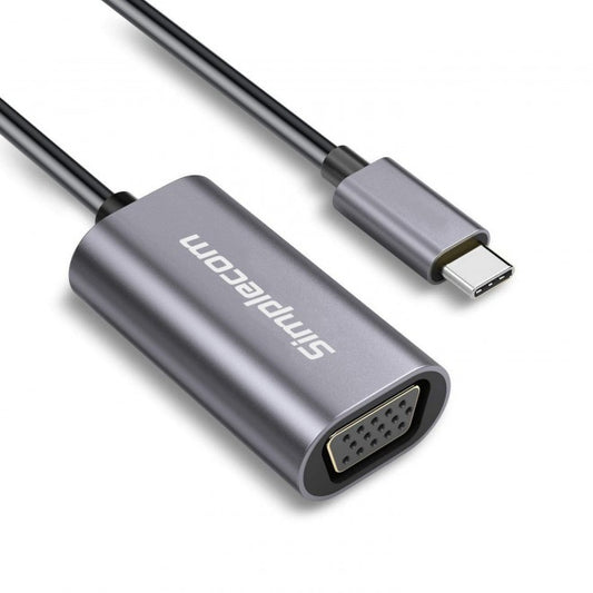 Simplecom DA104 USB-C to VGA Adapter Full HD 1080p image 1