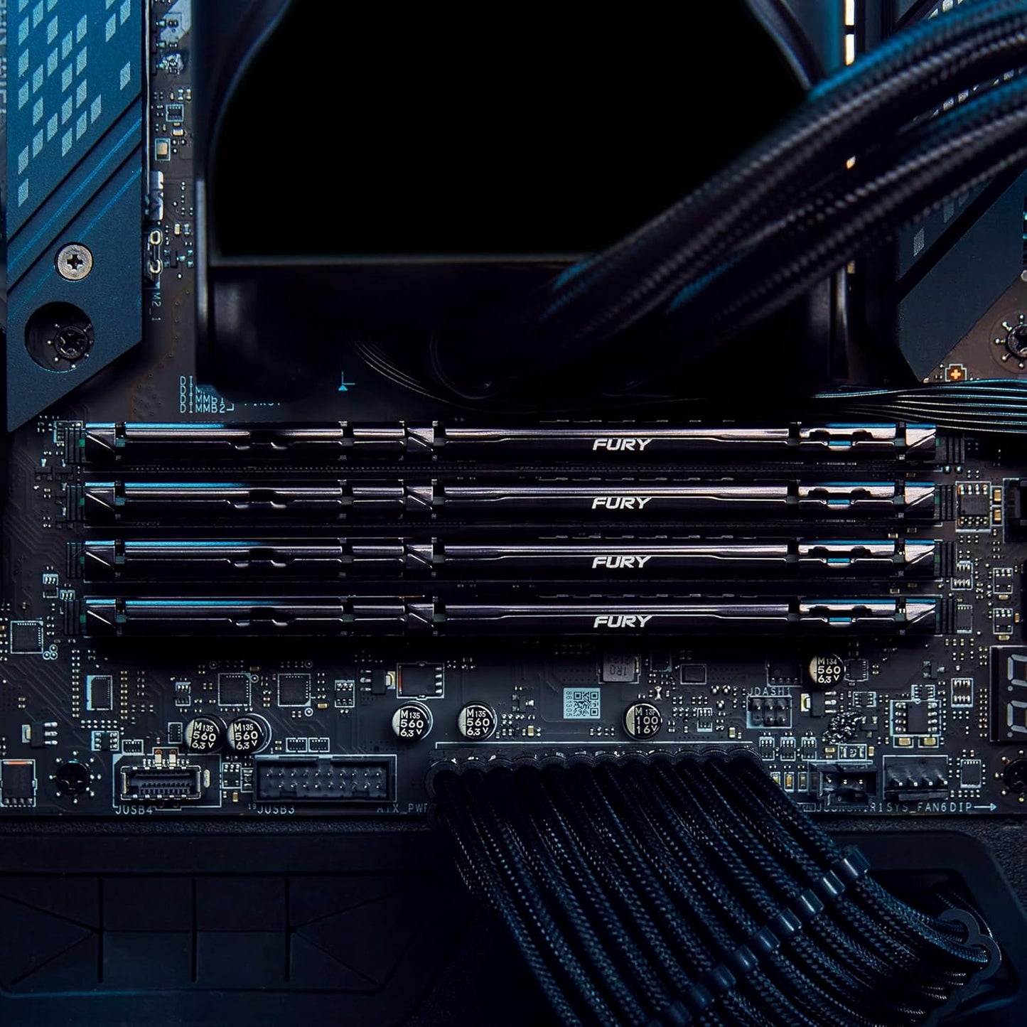 Kingston Fury Beast Black DDR5 32GB 5600MT/s CL36 DIMM Desktop Gaming Memory Single Module AMD Expo and Intel XMP - KF556C36BBE-32