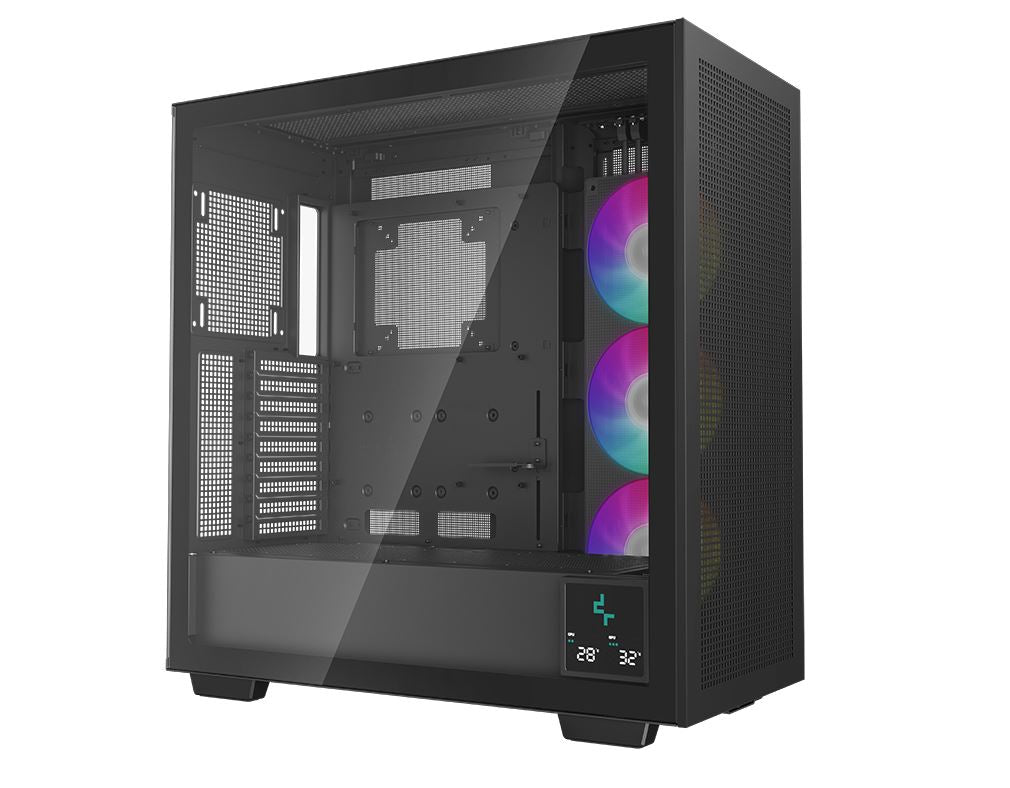 DeepCool MORPHEUS Modular High Airflow ATX Case, 1xPre-Installed Fans, USB3.0×4 image 1