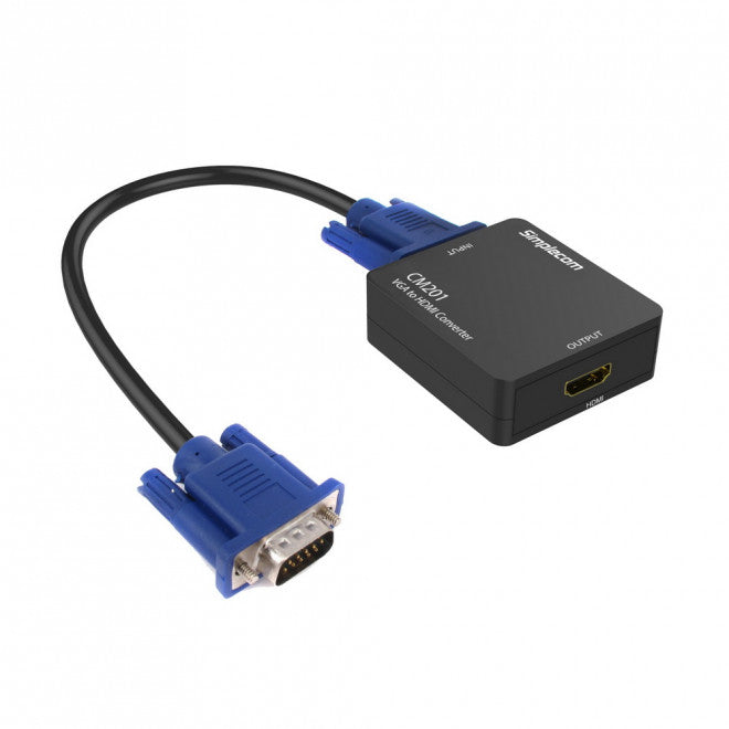 Simplecom CM201 Full HD 1080p VGA to HDMI Converter with Audio image 0