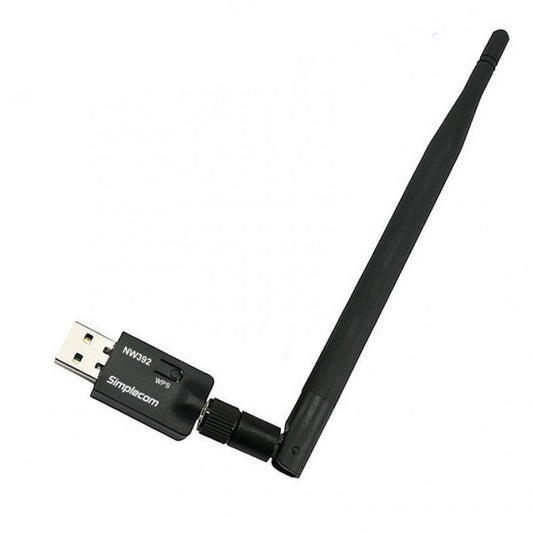 Simplecom NW392 USB Wireless N WiFi Adapter 802.11n 300Mbps 5dBi Antenna image 1
