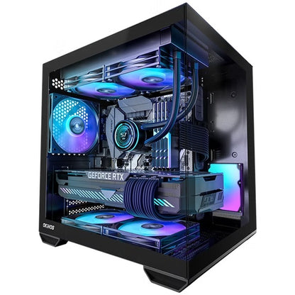 OKINOS Mirage 4 mATX ARGB Case, ARGB controller, 4x ARGB Fans. Ultimate thermal, image 0