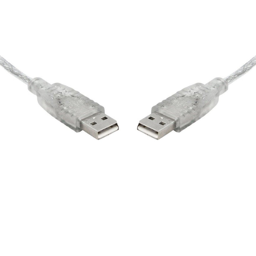 8Ware 2m USB 2.0 Cable - Type A to Type A Male to Male High Speed Data Transfer image 0