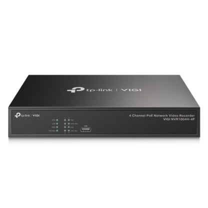 TP-Link VIGI NVR1004H-4P 4 Channel PoE+ Network Video Recorder, 24/7 Continuous image 1