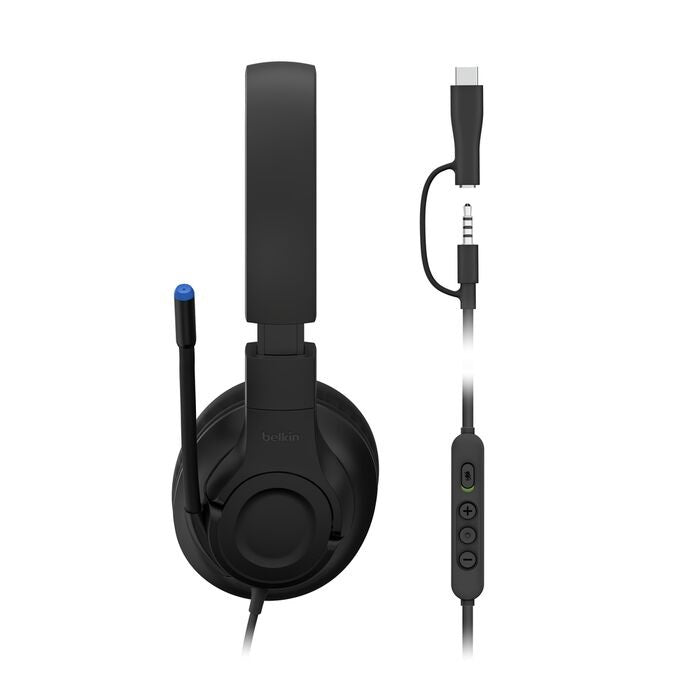 Belkin SoundForm Inspire Wireless Over-Ear Headset for Kids (AUD007fqBK), 35 hou image 1