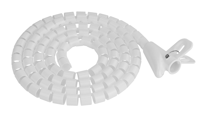 Brateck 15mm/0.59' Diameter Coiled Tube Cable Sleeve Material Polyethylene(PE) D image 1