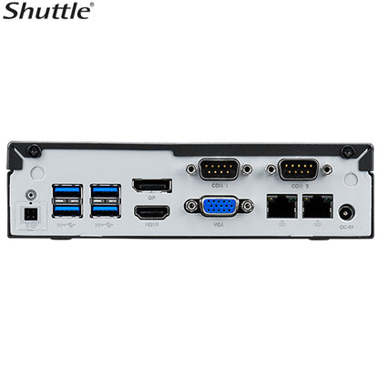 Shuttle DL30N Slim Mini PC 1L Barebone - Intel Processor N100, Fan-less, LAN, RS image 1