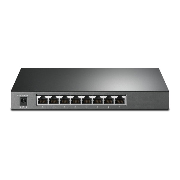 TP-Link TL-SG2008P JetStream 8-Port Gigabit Smart Switch with 4-Port PoE+ Fanles image 1