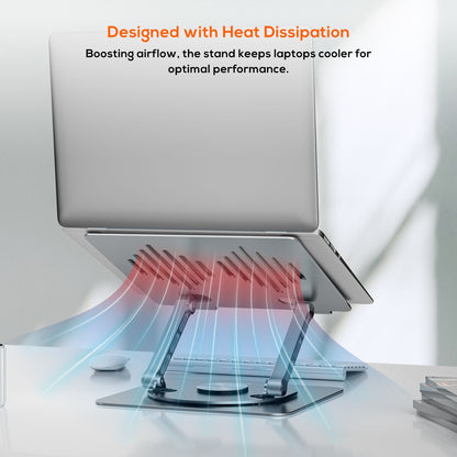 mbeat Stage S7 Rotating and Height-Adjustable Laptop Stand - Space Grey image 2