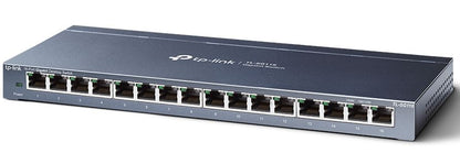 TP-Link TL-SG116 16-Port Gigabit Unmanaged Desktop/Wall Mounting Switch 32Gbps C image 0