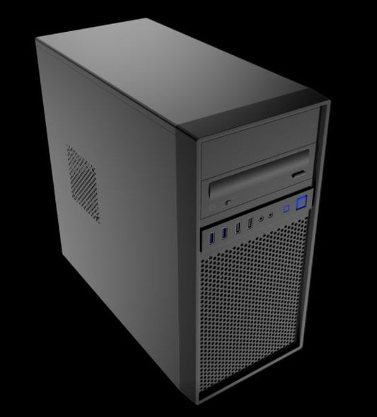 Aywun 307 Business & Office mATX with 500w PSU. 1x 5.25' and 1x 3.5' External, 2 image 0