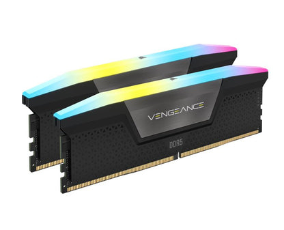 Corsair Vengeance RGB 32GB (2x16GB) DDR5 UDIMM 6200MHz C36 1.3V Desktop Gaming M image 0