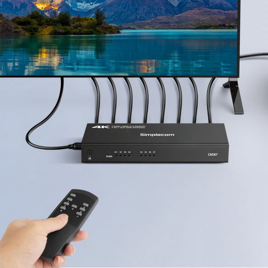 Simplecom CM317 7-Port HDMI 2.0 Switch with Remote 7 IN 1 OUT Splitter HDCP 2.2 image 0