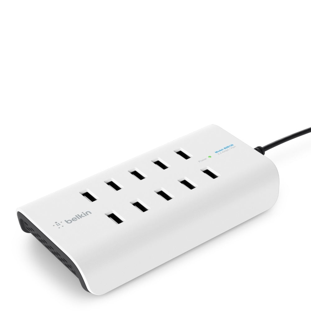 Belkin 10-Port USB Charging Station / Hub 10xUSB-A Ports(2.4Amps),Intelligent Ch image 2