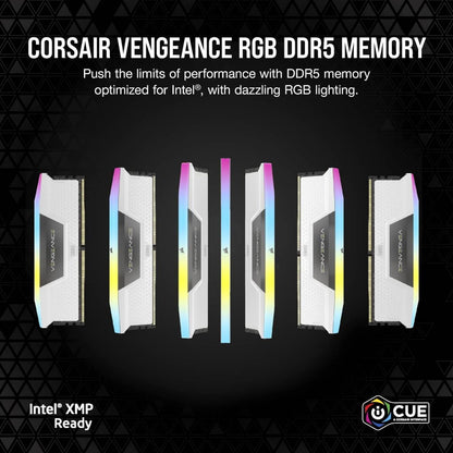 Corsair Vengeance RGB 32GB (2x16GB) DDR5 UDIMM 6400MHz C36 1.35V Desktop Gaming image 2