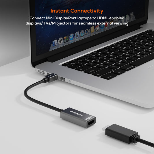 mbeat Tough Link Mini DisplayPort to HDMI Adapter  Seamless Connectivity  HDMI V image 1