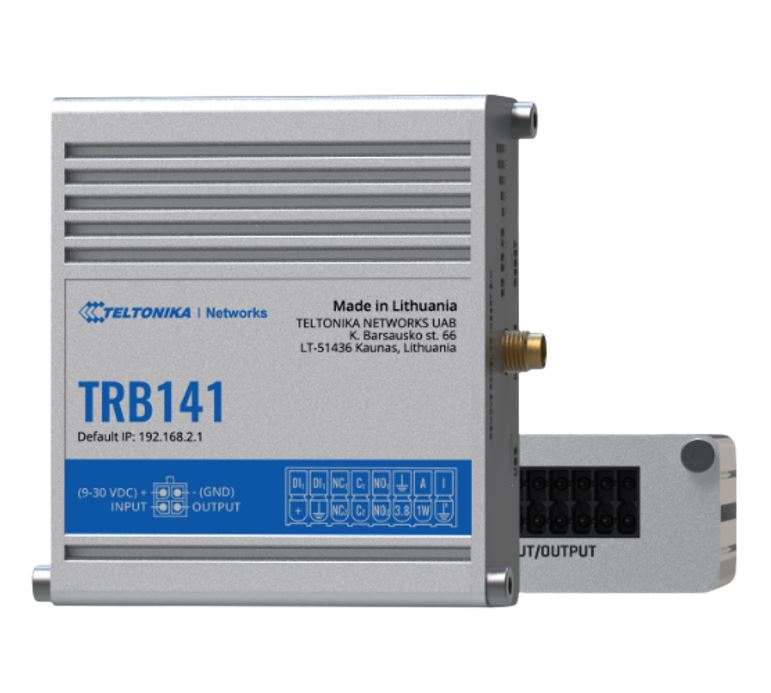 Teltonika Industrial Rugged GPIO LTE Gateway, 4G/LTE (Cat 1), I/O connector bloc image 0