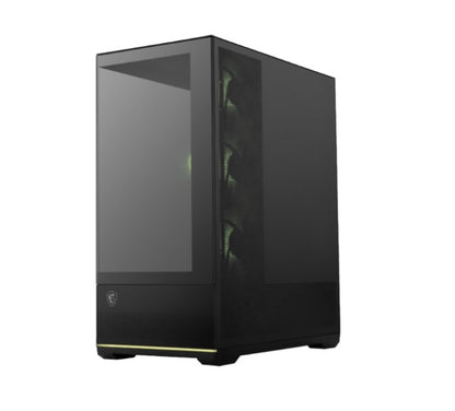 MSI MAG PANO 110R PZ  BLACK Micro ATX Case, 2 x USB 5Gbps , 1x USB C 20Gbps, 1 x image 2