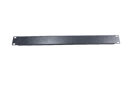 LDR 1U 19' Blanking Panel - Rack Mountable 19' - Black Metal Construction image 0