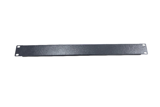 LDR 1U 19' Blanking Panel - Rack Mountable 19' - Black Metal Construction image 0