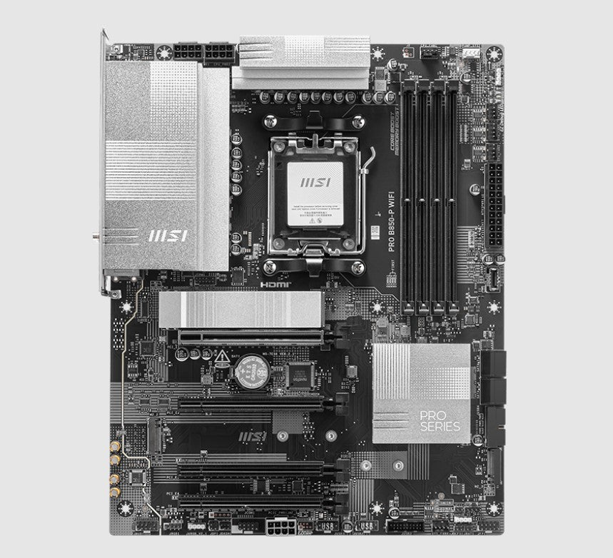 MSI PRO B850-P WIFI, AMD B850, 4x DDR5 256GB, 1x HDMI, 4x PCI-E x16 slot, 3x M.2 image 1