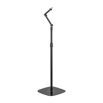 Brateck Stylish Height Adjustable Microphone Floor Stand(Matte Black & Light Gre image 0