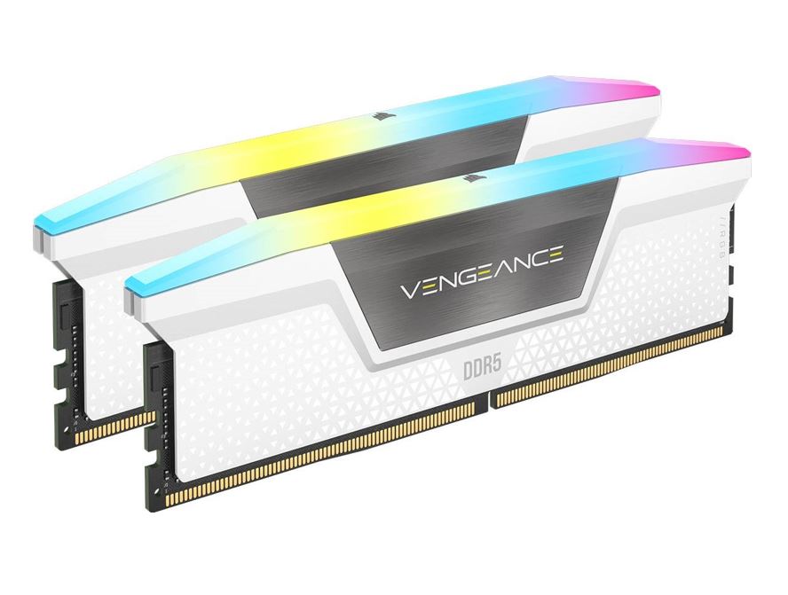 Corsair Vengeance RGB 32GB (2x16GB) DDR5 UDIMM 6000MHz C40 1.35V Desktop Gaming image 0