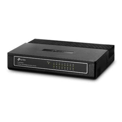 TP-Link TL-SF1016D 16-Port 10/100Mbps Desktop Switch or wall-mounting design Plu image 2