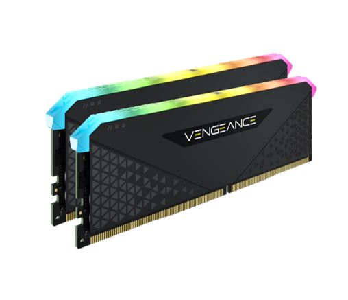 Corsair Vengeance RGB RS 16GB (2X8GB) DDR4 3600MHz C18 18-22-22-42 Black Heatspr image 1
