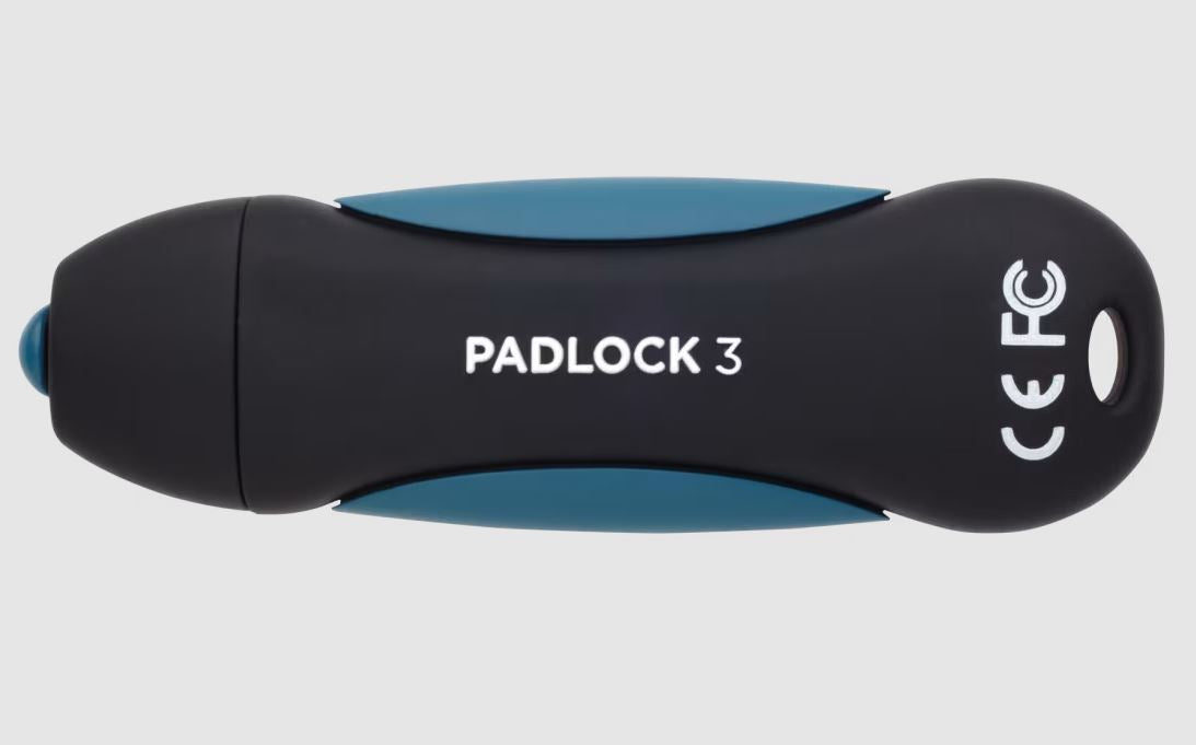 Corsair Padlock 3 256GB Secure USB 3.0 Flash Drive with Keypad - Secure 256-bit image 3