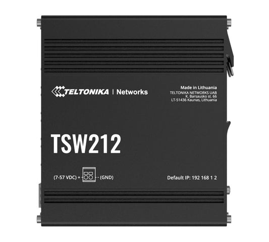 Teltonika Managed Ethernet Switch, L2 With additional L3 Features, Supports Prof image 1