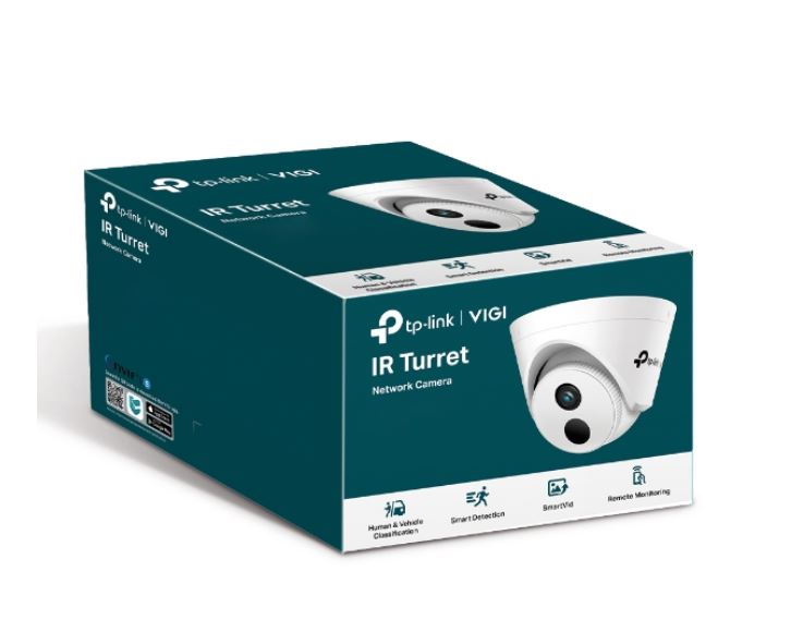 TP-Link VIGI 4MP C440I(4mm) IR Turret Network Camera,4mm Lens, Corridor Mode, Sm image 0