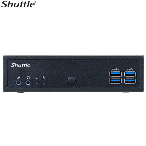 Shuttle DL30N Slim Mini PC 1L Barebone - Intel Processor N100, Fan-less, LAN, RS image 0