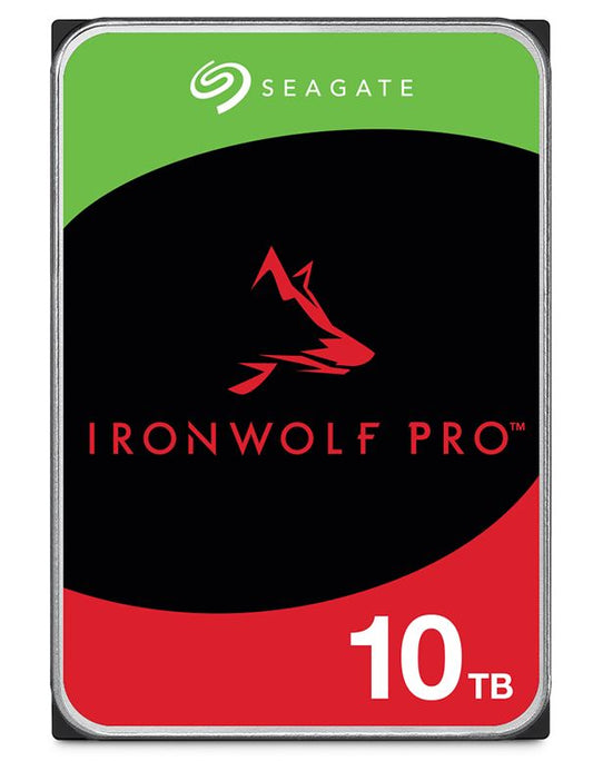 Seagate 10TB 3.5' IronWolf Pro NAS  SATA Hard Drive (ST10000NT001) -5-year limit image 0