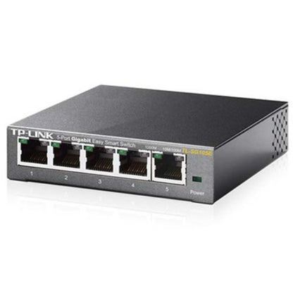 TP-Link TL-SG105E 5-Port Gigabit Desktop Easy Smart Switch, 5 10/100/1000Mbps RJ image 2