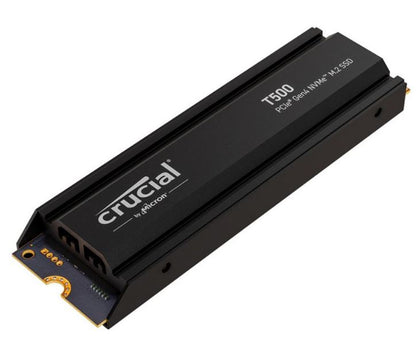 Crucial T500 4TB Gen4 NVMe SSD Heatsink - 7400/7000 MB/s R/W 2400TBW 1440K IOPs image 1