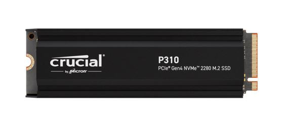 Crucial P310 4TB Gen4 2280 NVMe SSD Heatsink 7100/6000 MB/s R/W 800TBW 1000K/100 image 0
