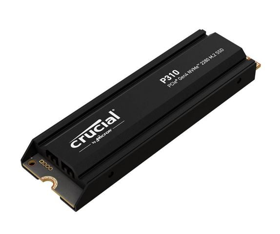 Crucial P310 1TB Gen4 2280 NVMe SSD w Heatsink 7100/6000 MB/s R/W 220TBW 1000K/1 image 2
