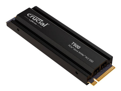 Crucial T500 4TB Gen4 NVMe SSD Heatsink - 7400/7000 MB/s R/W 2400TBW 1440K IOPs image 0
