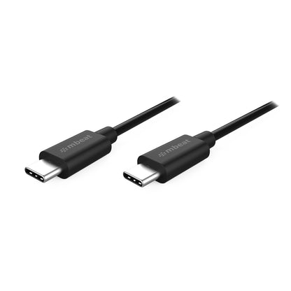 mbeat® Prime 1m USB-C to USB-C 2.0 Charge And Sync Cable High Quality/Fast Char image 1