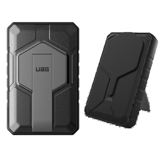 UAG Rugged Wireless Power Bank 10k mAh + Stand - Black/Grey (9B4411114030),20W U image 0