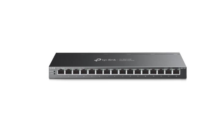 TP-Link TL-SG116P 16-Port Gigabit Desktop Switch with 16-Port PoE+, Up to 250 m image 0